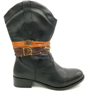 NEW Sandro Moscoloni Robin Western Boots Womens 10.5 Cowgirl Boho Cottagecore