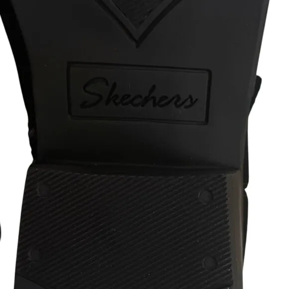 NEW Skechers Women's Texas-Westernville Boot Black Suede Leather Zip Up Size 10