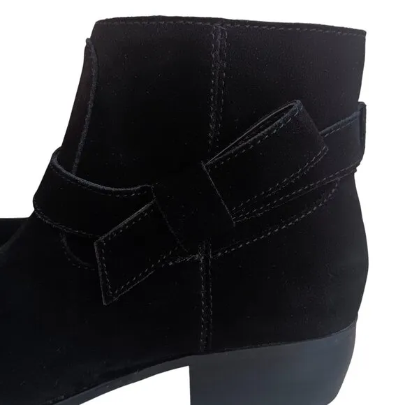 NEW Skechers Women's Texas-Westernville Boot Black Suede Leather Zip Up Size 10