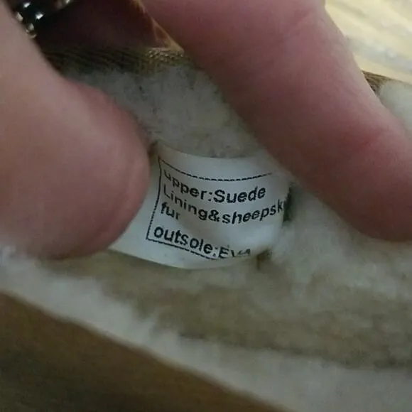 NEW Smith's Workwear Suede Shearling Slip On Shoes