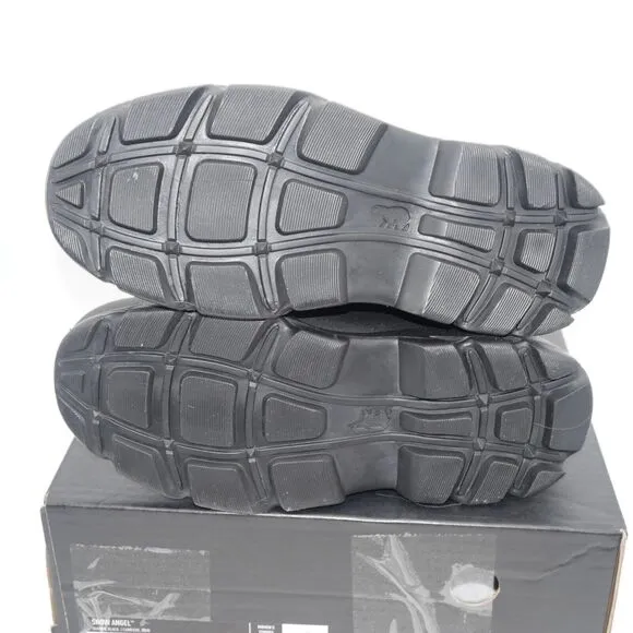 NEW SOREL Women's Snow Angel Quarry Gray Black Insulated WP Snow Boots Size 7
