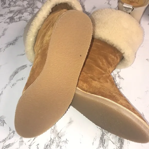 New Stuart Weitzman foldable suede boots 👢