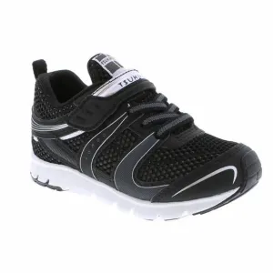 NEW TSUKIHOSHI kids velocity sneaker in black/silver