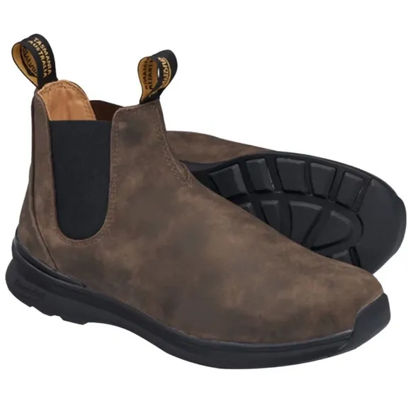 New US size 12 Blundstone Elastic Sided Chelsea Boots Rustic Brown