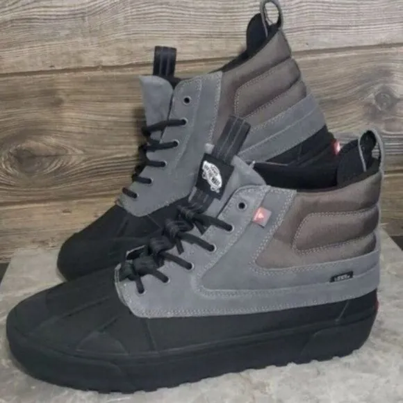 New Vans Sk8 Hi Del Pat Boots Unisex Gorpcore Waterproof Outdoor Hiking Winter