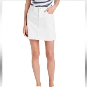 NEW Vineyard Vines white denim skirt size 0 JEAN preppy old money