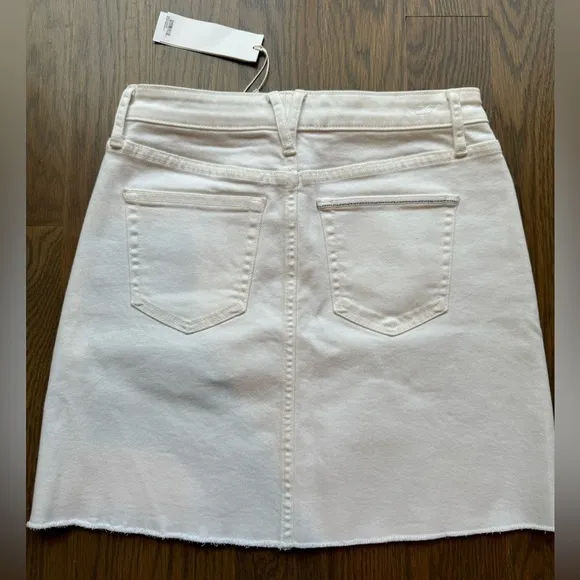 NEW Vineyard Vines white denim skirt size 0 JEAN preppy old money