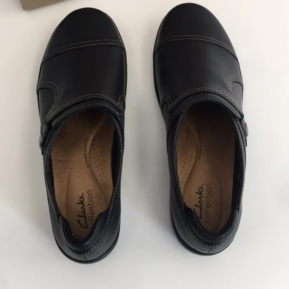 New WB Woman’s Clarks Collection Cora Poppy Ultimate Comfort Flat Shoes