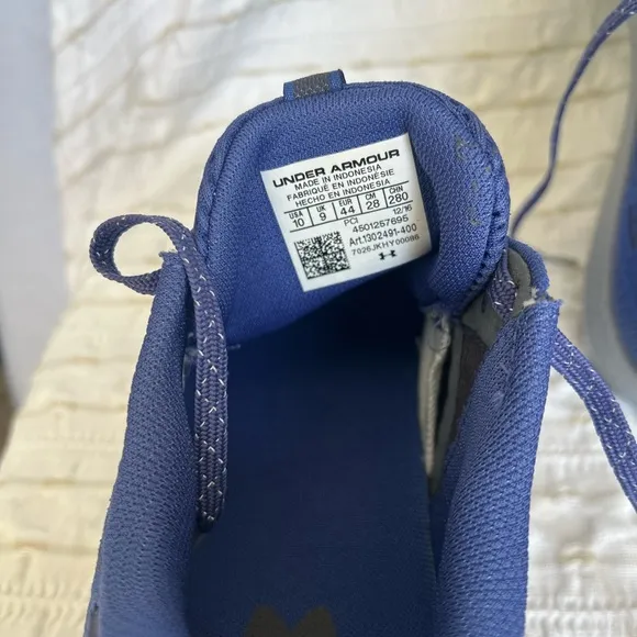 New without tags Under Armour Blue Athletic Shoes
