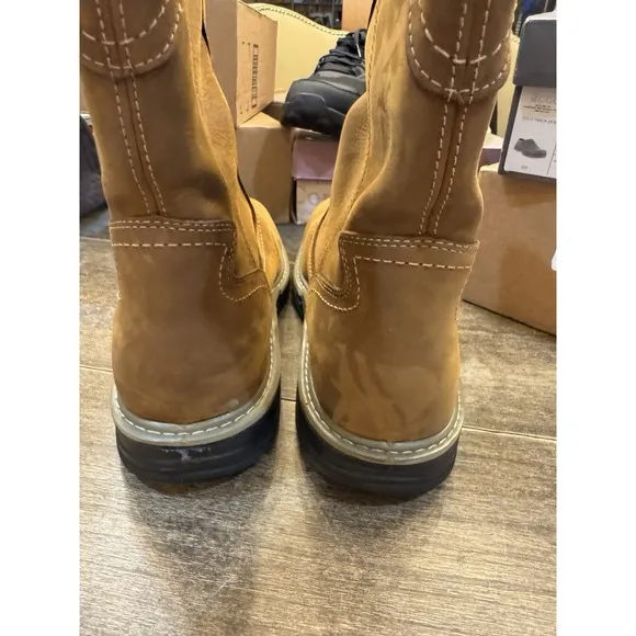 NEW Wolverine RAIDER DURASHOCKS Size 13 M MEN WESTERN WORK IN REAL Brown W220038