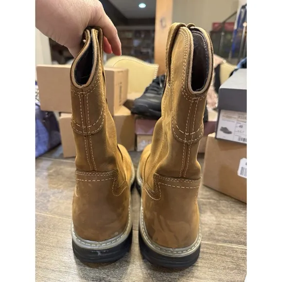 NEW Wolverine RAIDER DURASHOCKS Size 13 M MEN WESTERN WORK IN REAL Brown W220038