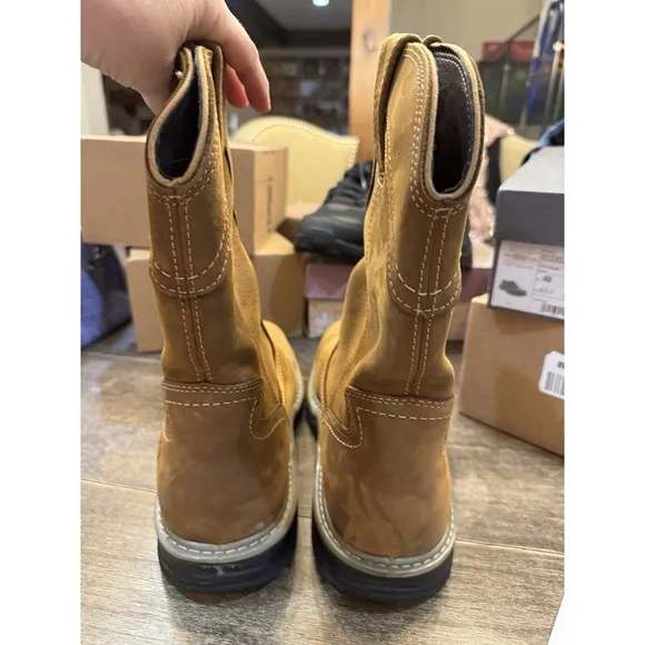 NEW Wolverine RAIDER DURASHOCKS Size 13 M MEN WESTERN WORK IN REAL Brown W220038