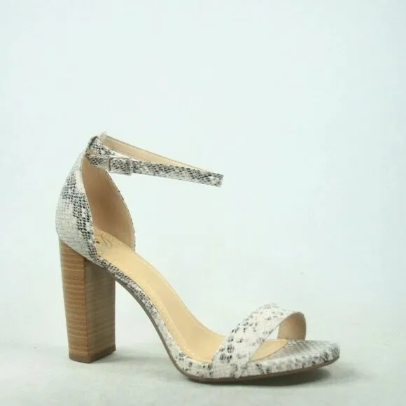 NEW Women's Color Open Toe Ankle Strap Chunky Heel Dress Sandal Shoes