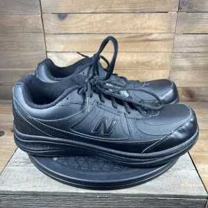 New Balance 577 Mens Sz US 11 2E Lace Up Black Athletic Shoes NO INSOLES