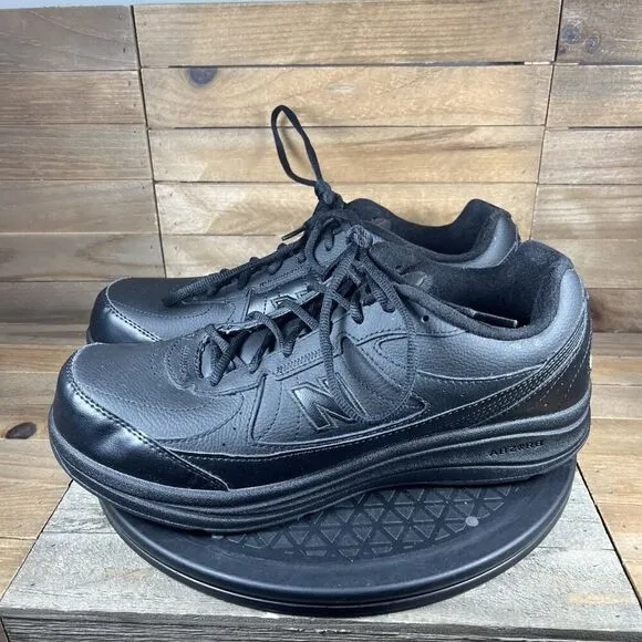 New Balance 577 Mens Sz US 11 2E Lace Up Black Athletic Shoes NO INSOLES