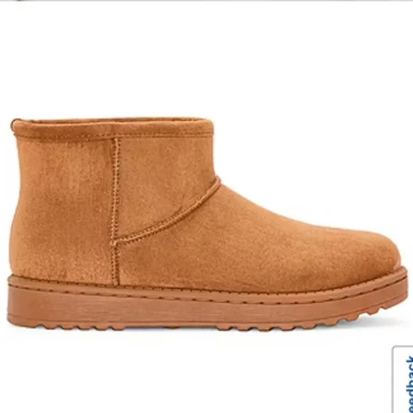 ✨NEW✨IN BOX💕✨Arizona Slater Flat Heel Winter Ankle Booties Boots Tan 6
