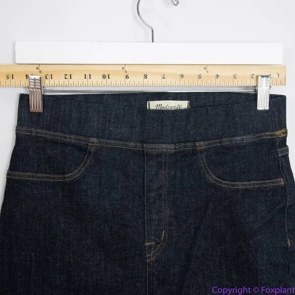 NEW Madewell Pull-On Skinny Flare‎ Jeans in Havenley Wash, 28