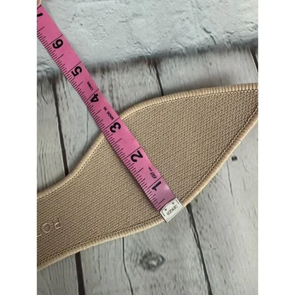 NEW! ROTHY'S beige pointed toe flat ballerina shoes 10