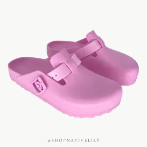 NIB Birkenstock EVA Women’s Boston Clog Shoes | Sz 38 (US 7) Narrow | Pink