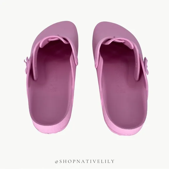 NIB Birkenstock EVA Women’s Boston Clog Shoes | Sz 38 (US 7) Narrow | Pink