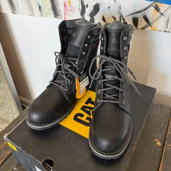 NIB! Caterpillar (CAT) Echo Steel Toe Work Boot 10