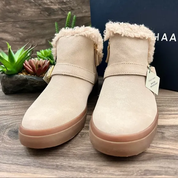 NIB Cole Haan Nantucket Cozy Ankle Boots Bootie
