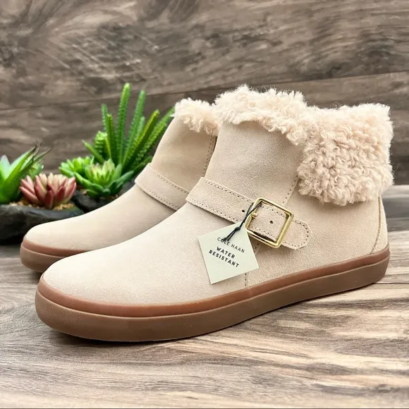 NIB Cole Haan Nantucket Cozy Ankle Boots Bootie