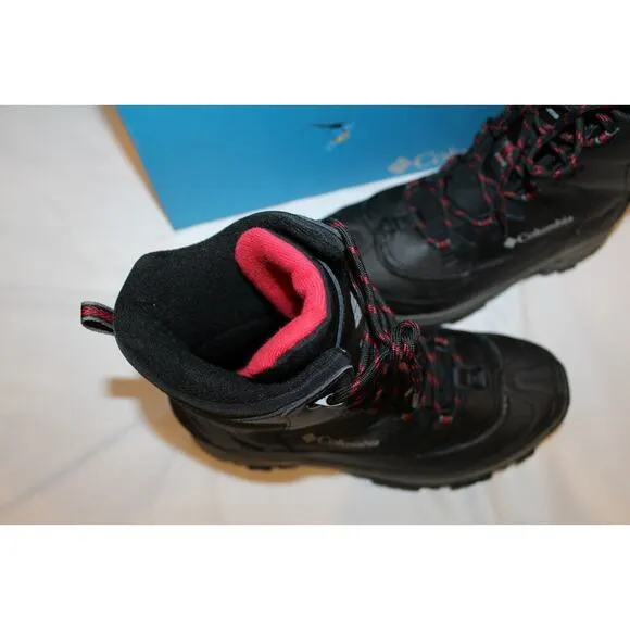 NIB‎ Columbia Men's Bugaboot III Black Snow Boots SZ 8.5 Women's SZ 10.5