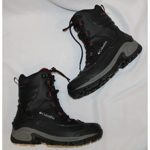 NIB‎ Columbia Men's Bugaboot III Black Snow Boots SZ 8.5 Women's SZ 10.5