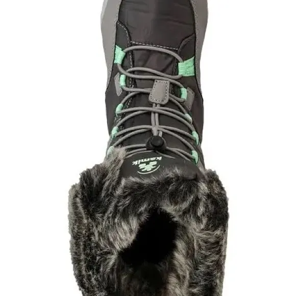 NIB Girls Sz Youth 13 faux midcalf fur Prairie boots glam rain snow winter