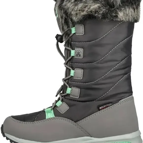 NIB Girls Sz Youth 13 faux midcalf fur Prairie boots glam rain snow winter