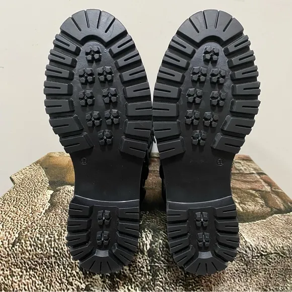 NIB MJUS Black Tall Boots Size 38