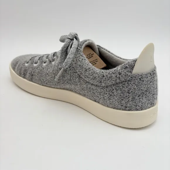 NIB NWT Mens Size 11 Dapple Grey Allbirds Wool Piper Laceup Soft Sneakers, Shoes