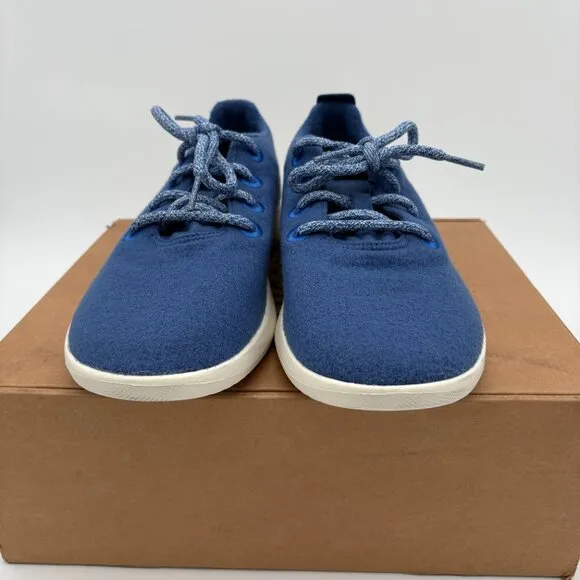 NIB NWT Men's Size 9 Allbirds Tuke River Blue Wool Runner Walking Running Shoes