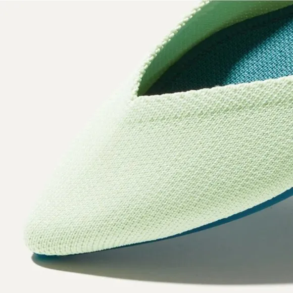NIB Rothy's The Point Shoes in Sour Apple (SIZES 7   7.5) NWT / NIB