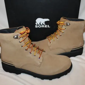 NIB SOREL‎ MEN'S SUEDE WATERPROOF HIKING WINTER WORK BOOTS