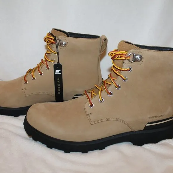 NIB SOREL‎ MEN'S SUEDE WATERPROOF HIKING WINTER WORK BOOTS