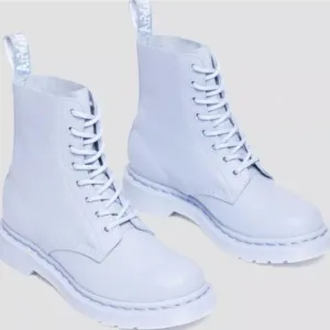 🩵NIB Dr. Martens Zen Blue Mono Pascal Virginia Leather 1460 Boots Size 8