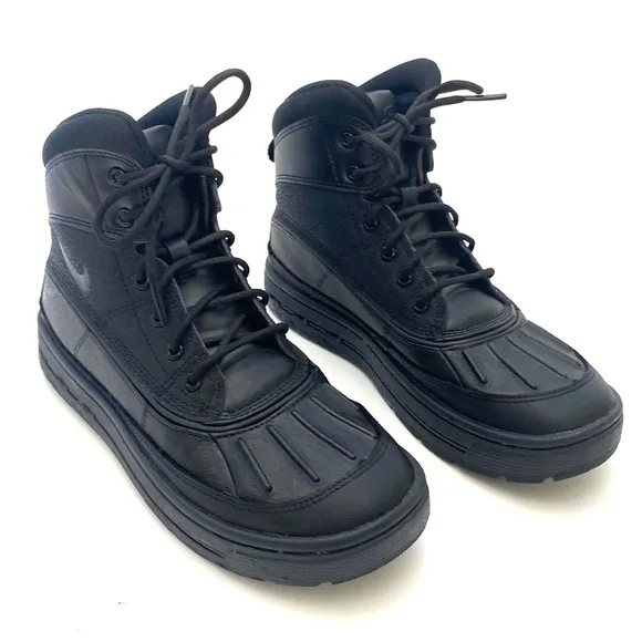 Nike ACG Youth Black Woodside II Lace-Up Boots
