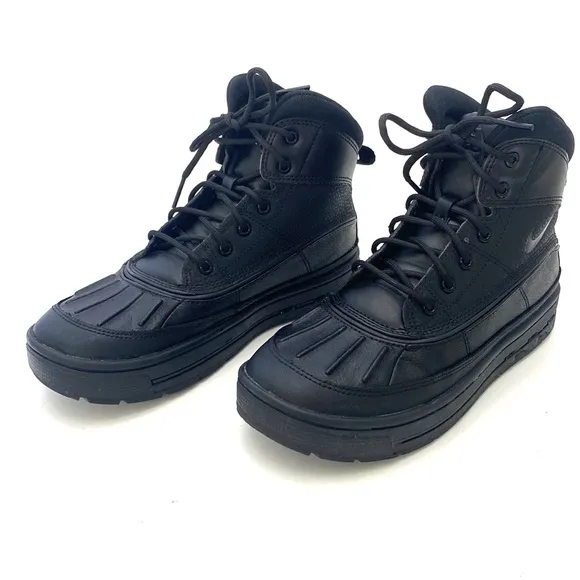 Nike ACG Youth Black Woodside II Lace-Up Boots