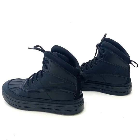Nike ACG Youth Black Woodside II Lace-Up Boots