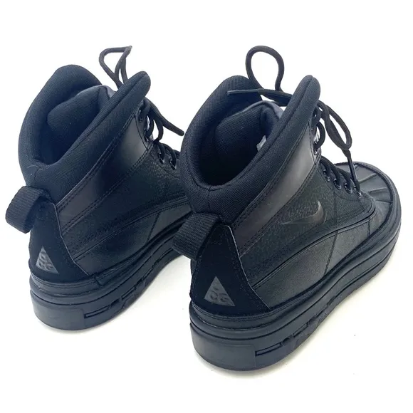 Nike ACG Youth Black Woodside II Lace-Up Boots