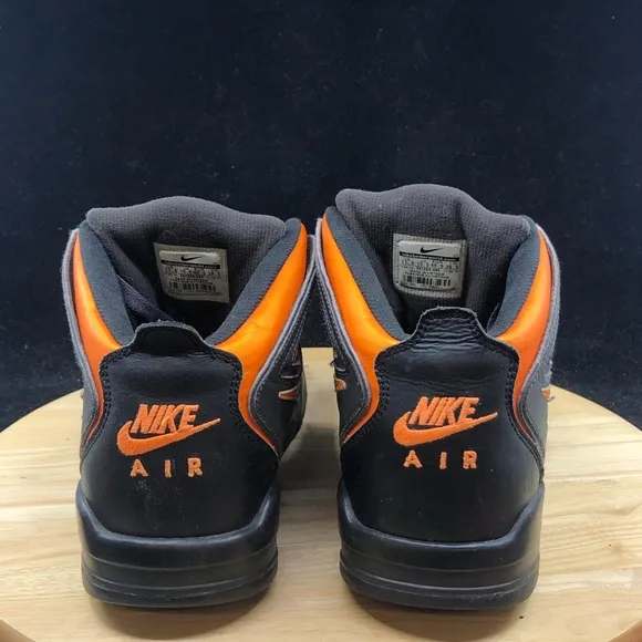 Nike Air Flight Falcon Men's Sz 11.5 Black Bright Citrus-Night  397204-080