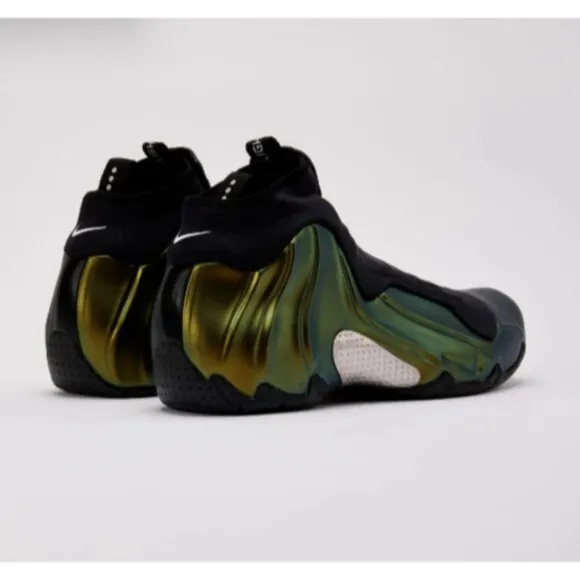 Nike Air Flightposite QS Metallic Gold FV5582-700 Men's Size 8.5 New