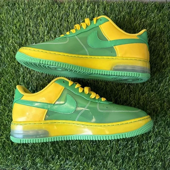 Nike Air Force 1 Low iD ID Translucent Green Yellow Oregon Ducks l