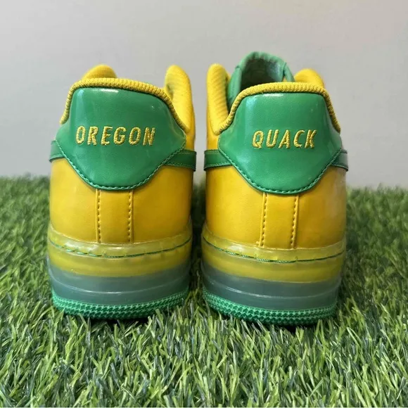 Nike Air Force 1 Low iD ID Translucent Green Yellow Oregon Ducks l