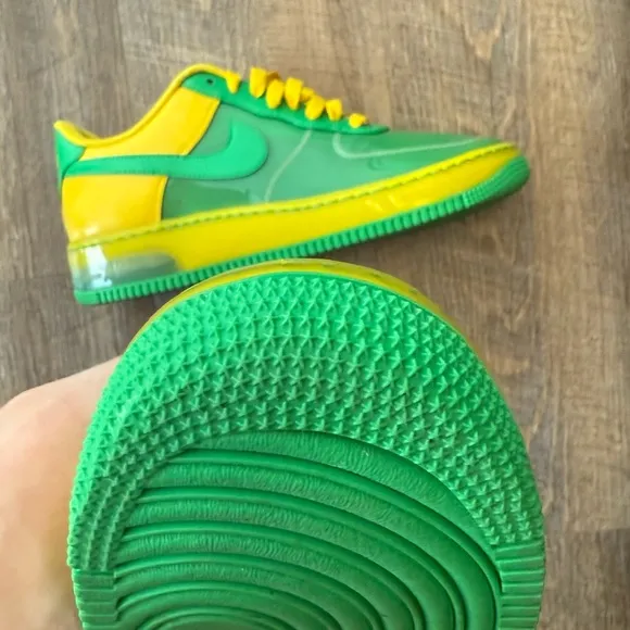 Nike Air Force 1 Low iD ID Translucent Green Yellow Oregon Ducks l