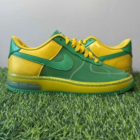 Nike Air Force 1 Low iD ID Translucent Green Yellow Oregon Ducks l