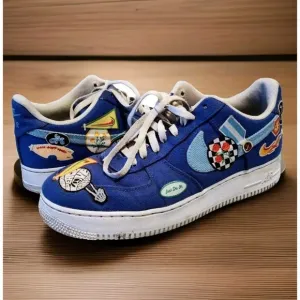 Nike Air Force 1  Low Patched Up LA DX2304-400 Size 14 Anniversary Edition