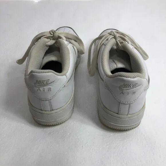 Nike Air Force 1 Shoes Youth Size 5.5 White Leather DH2920-111